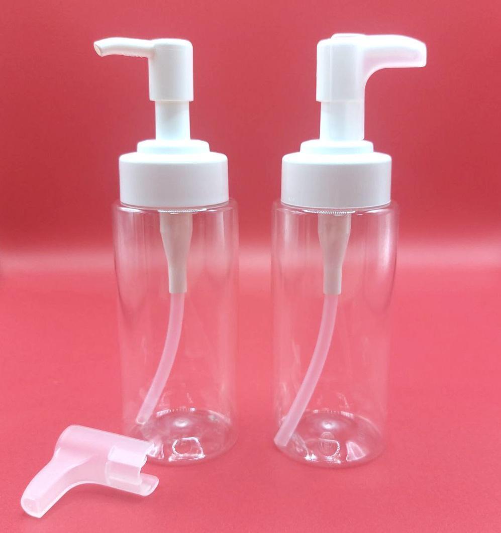 Флакон 150 ml. PET натуральный, 24/410 (BU667) в комплекте с дозатором 3