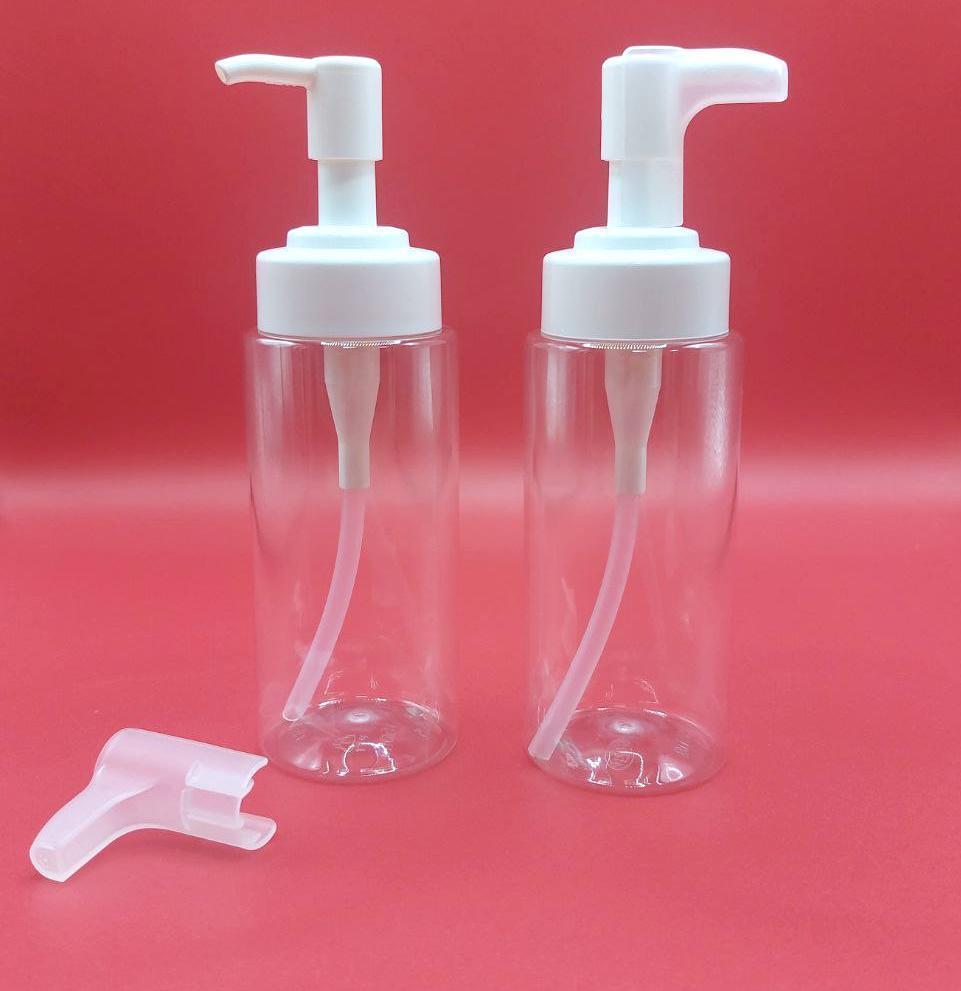 Флакон 150 ml. PET натуральный, 24/410 (BU667) в комплекте с дозатором 4