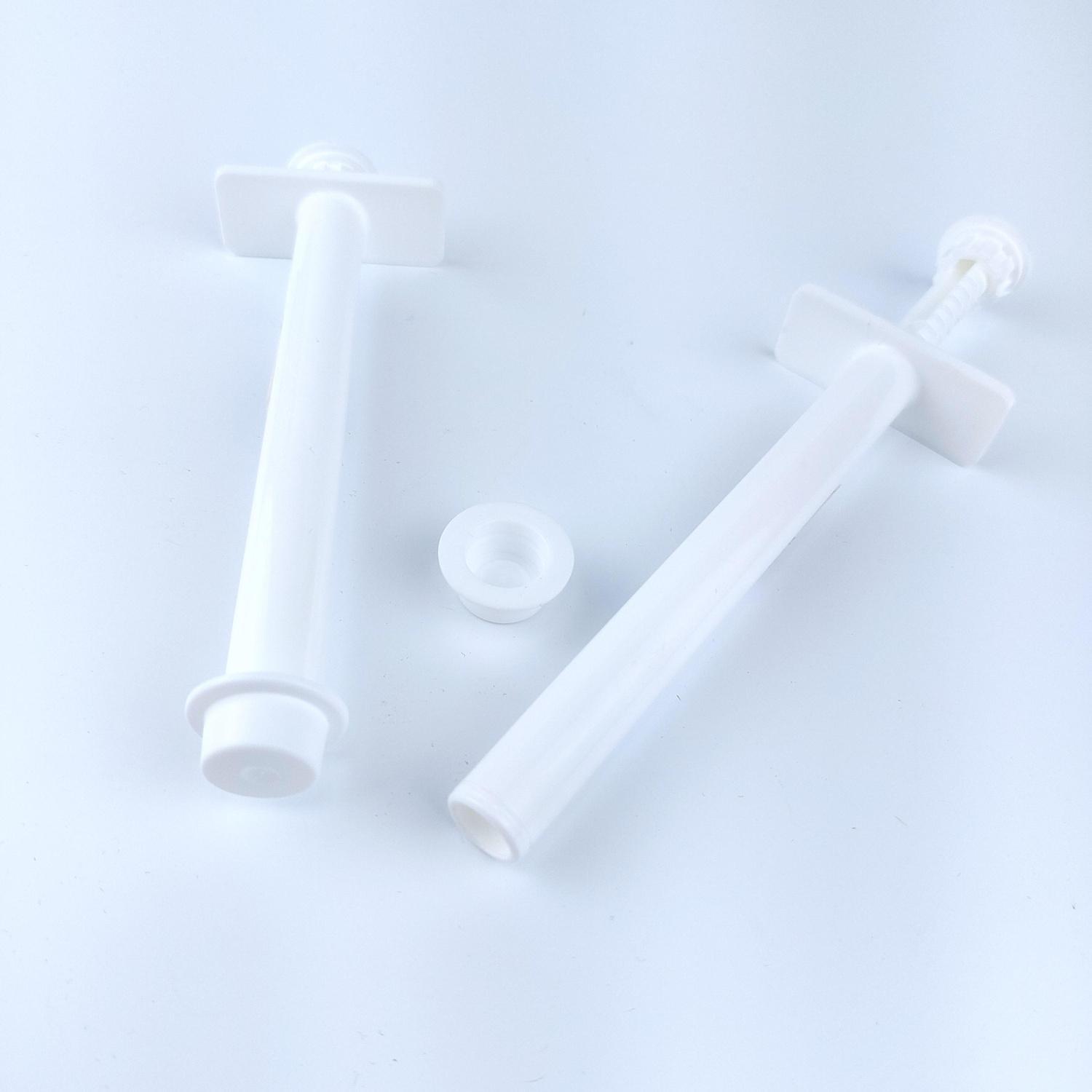 Корпус шприца емкостью 6 ml (белый) в комплекте с поршнем и колпачком - АКЦИЯ 2
