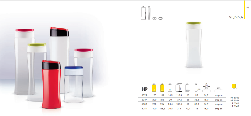 BP4980 Флакон PET с насадкой snap-on 4